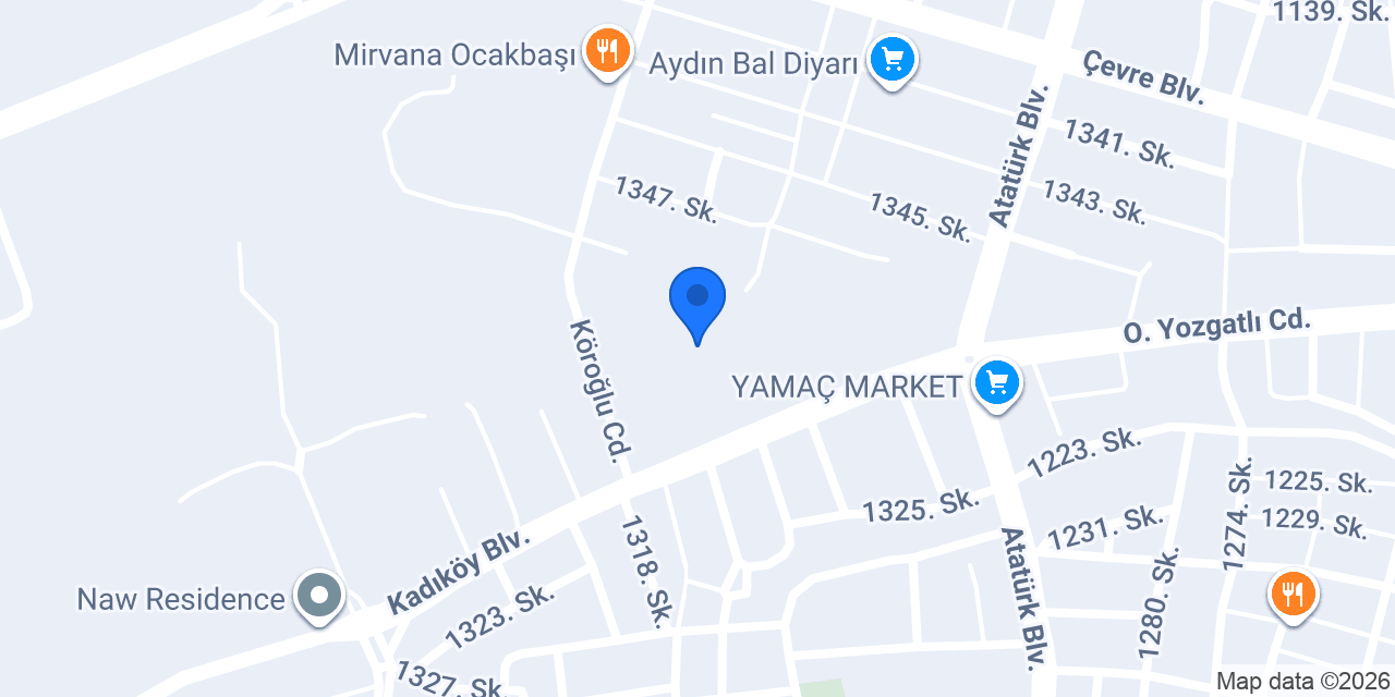 Aydın Bilgi Koleji Özel Öğretim Kursu konumu