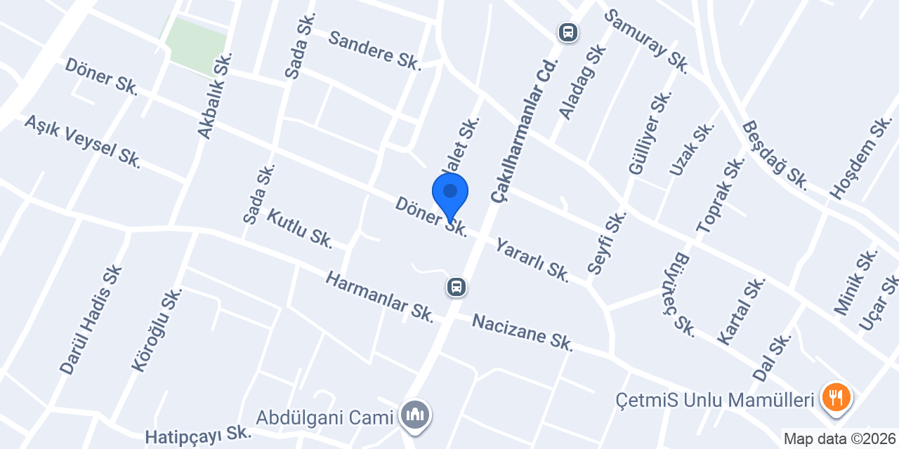 Akyıldız mobilya ve doseme konumu