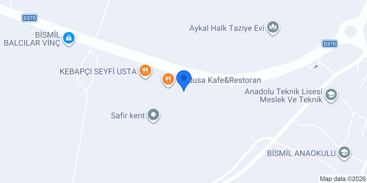 AKYEL CONCEPT MOBİLYA BİSMİL konumu