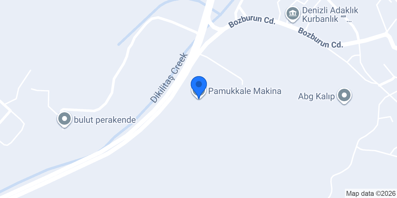 Pamukkale Makina konumu