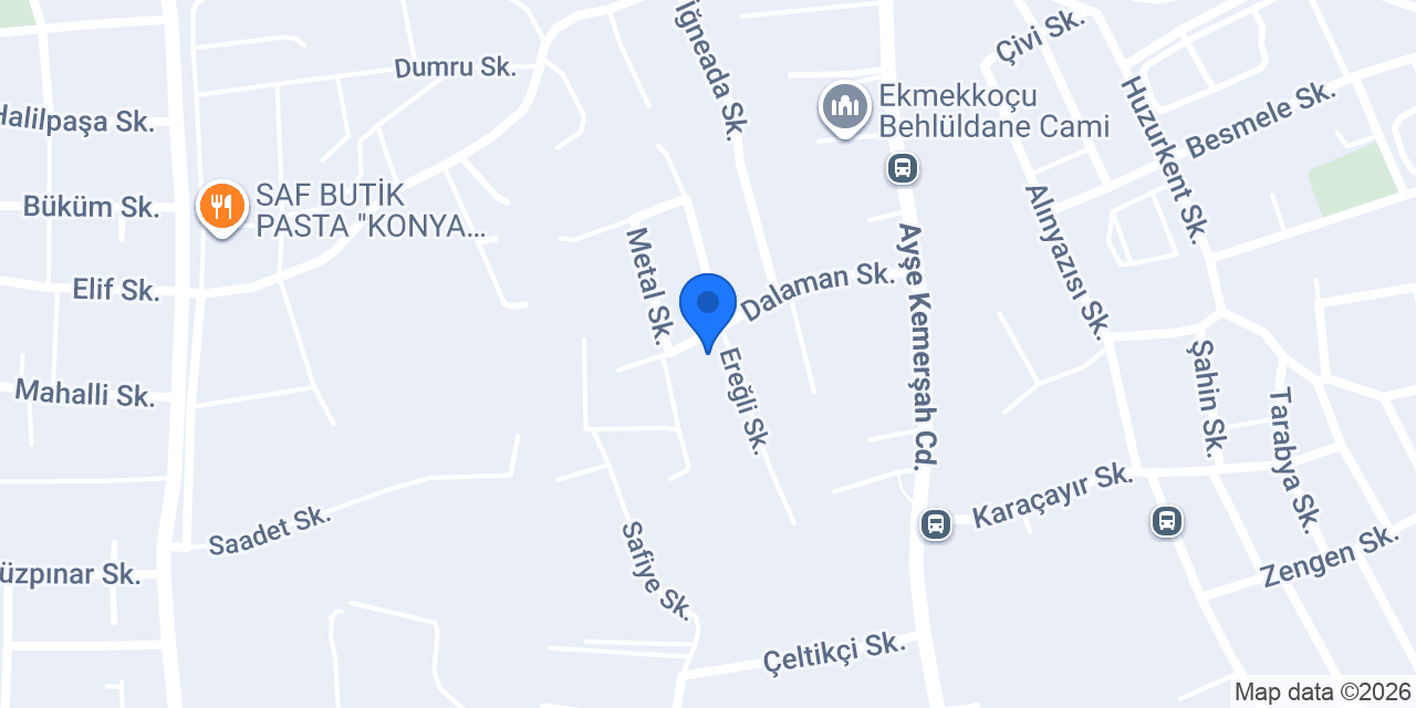 Güleç Oto konumu