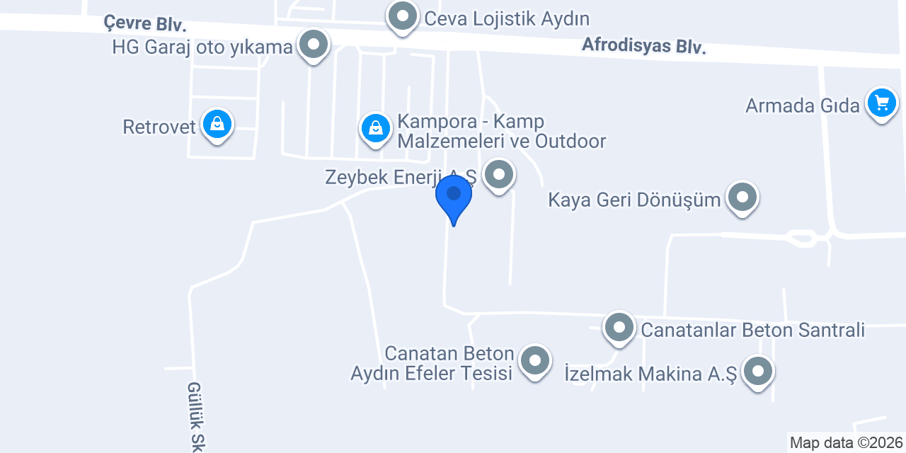 Merka Yapı Tasarım konumu