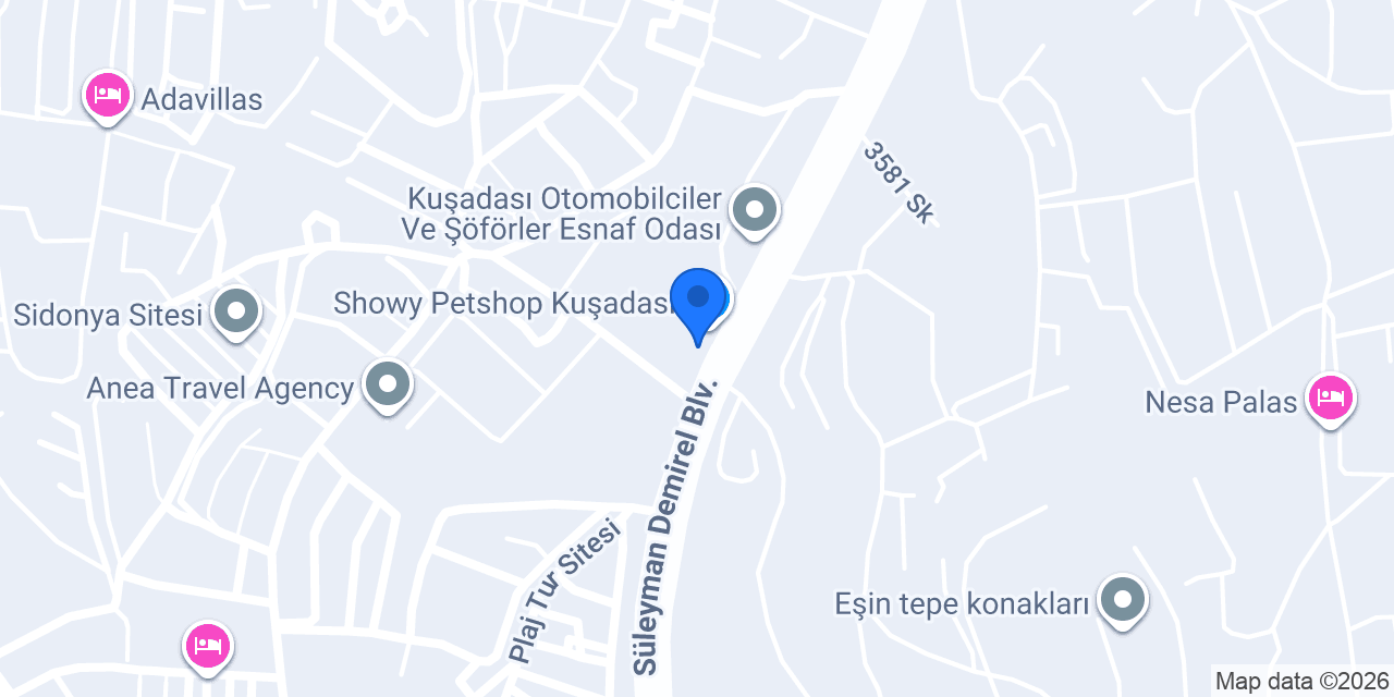 Caploonba Kuşadası konumu