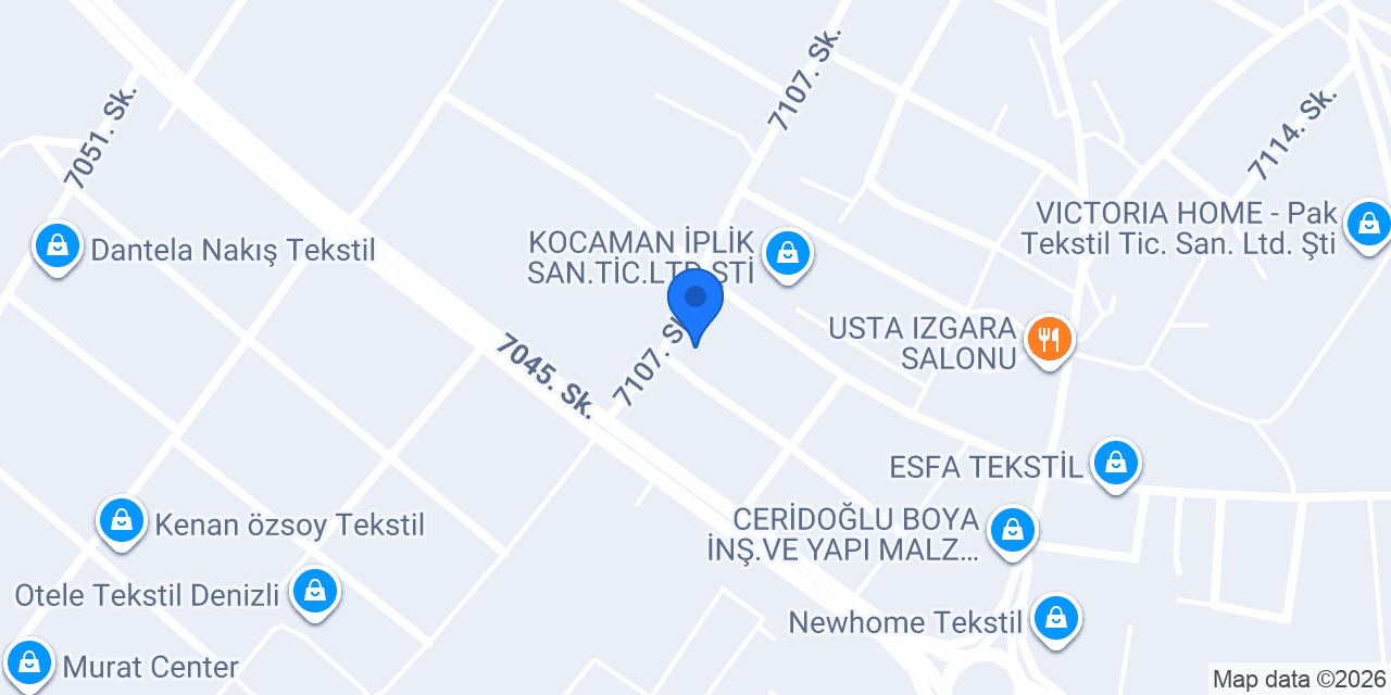 Denizli Kauçuk konumu