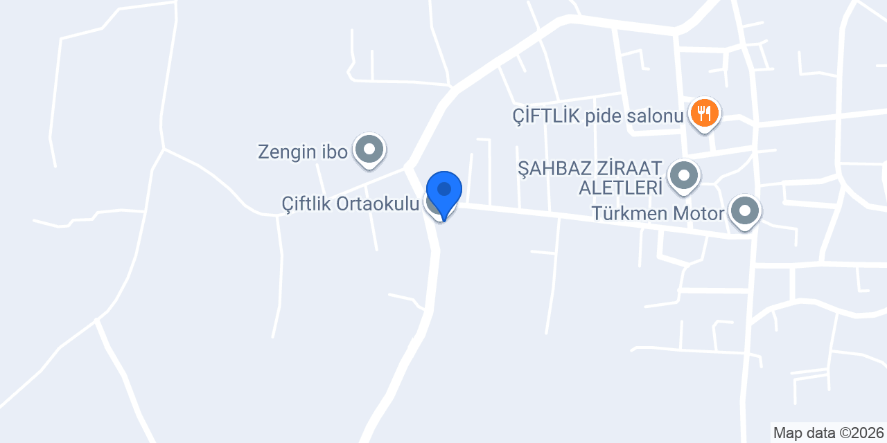 Çiftlik İlkokulu konumu