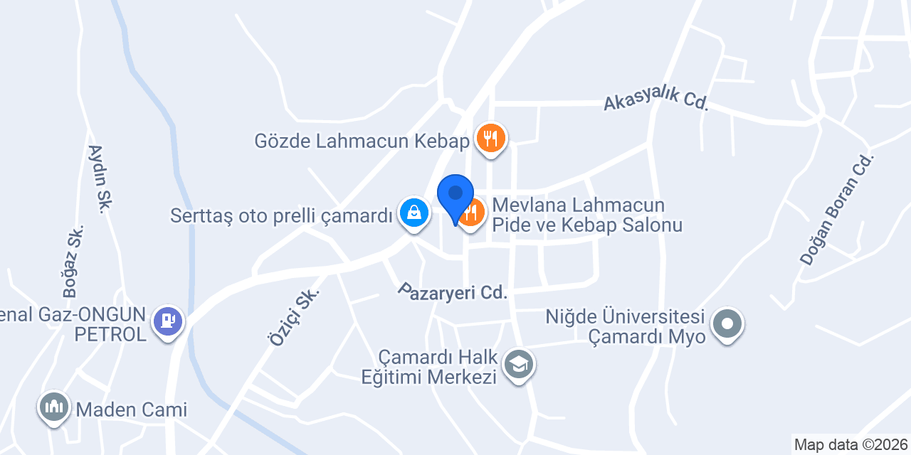 PT LASTİK-Serttaş Oto Lastik konumu