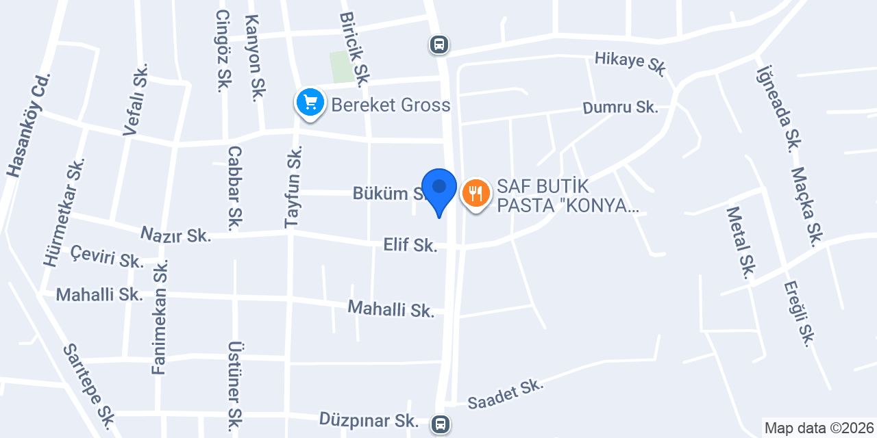 Hüma kuruyemiş konumu