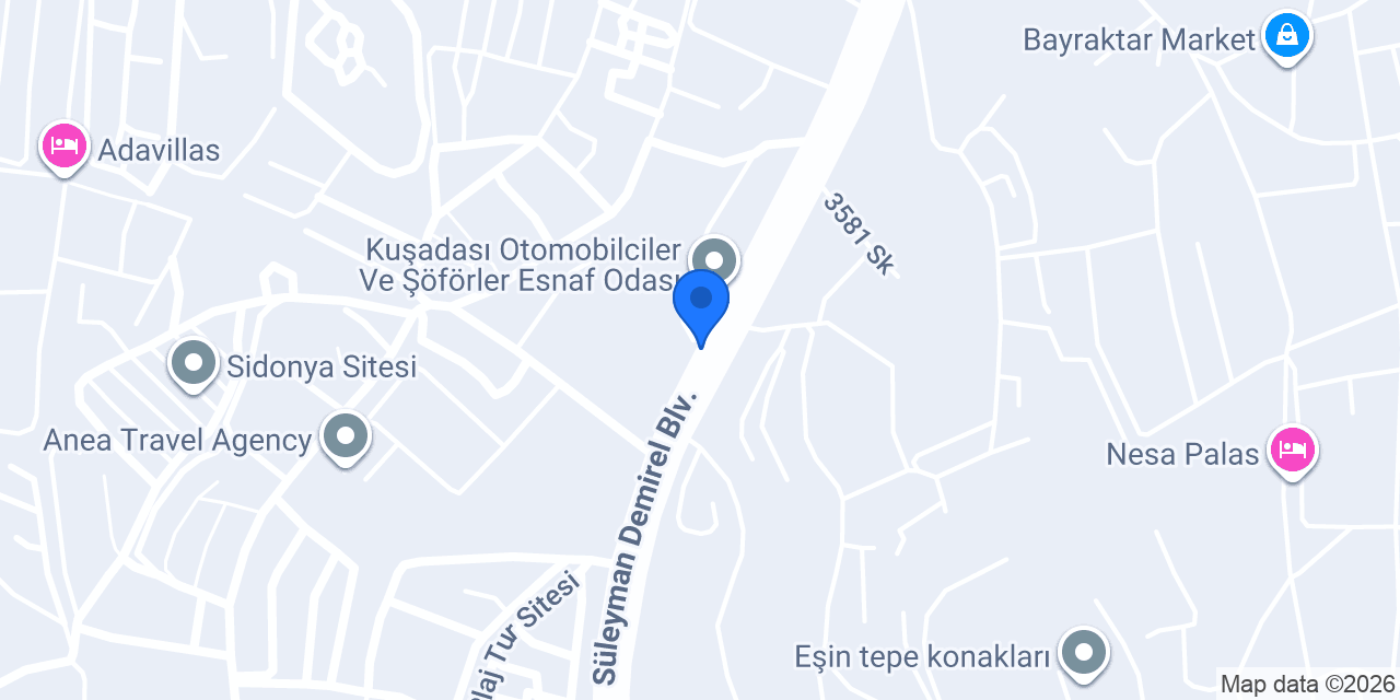 Çevik Oto Lastik konumu