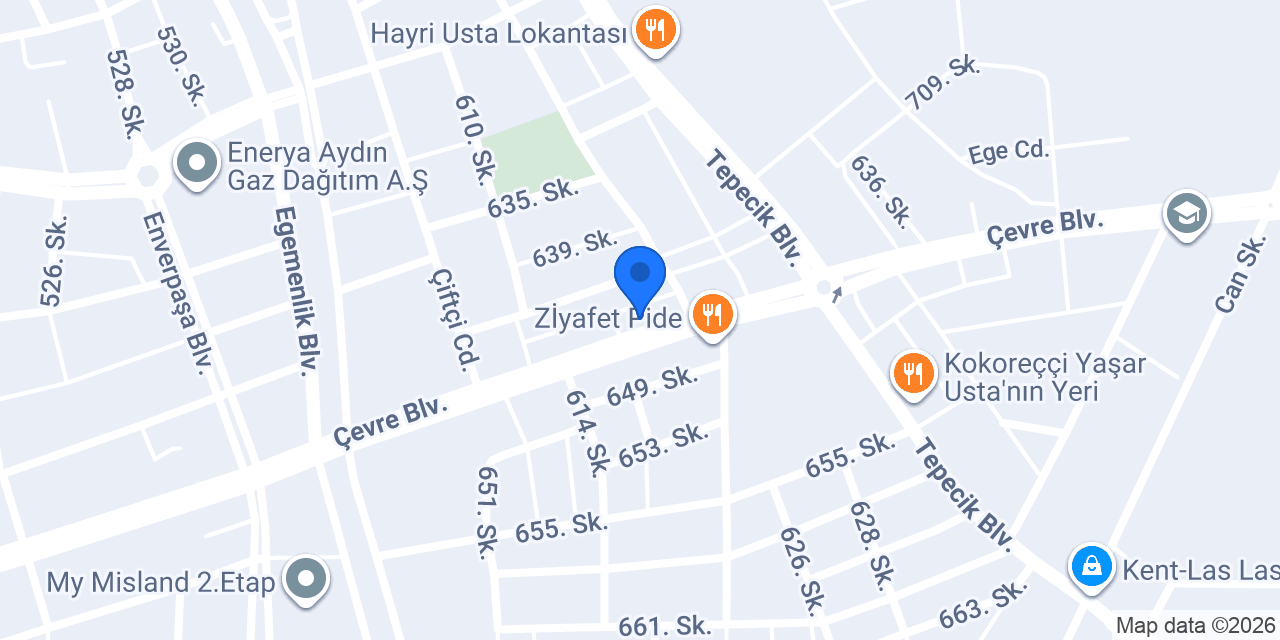 Ata Saç Tasarım konumu