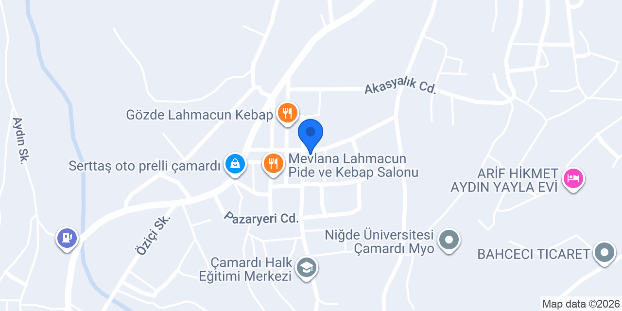 Tapu Müdürlüğü konumu