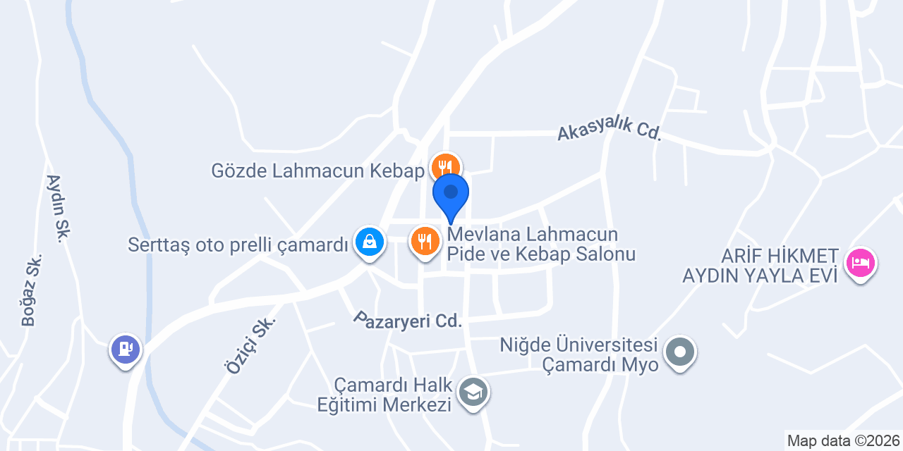 Aygaz Tüp Bayisi konumu