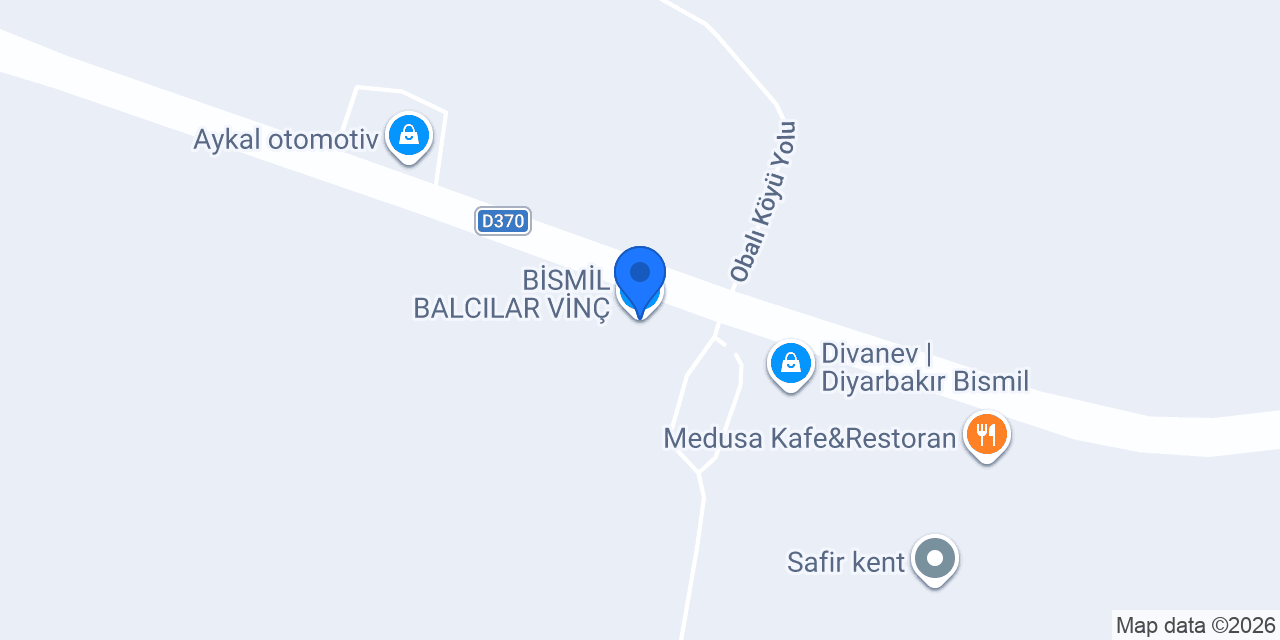 BİSMİL BALCILAR VİNÇ konumu