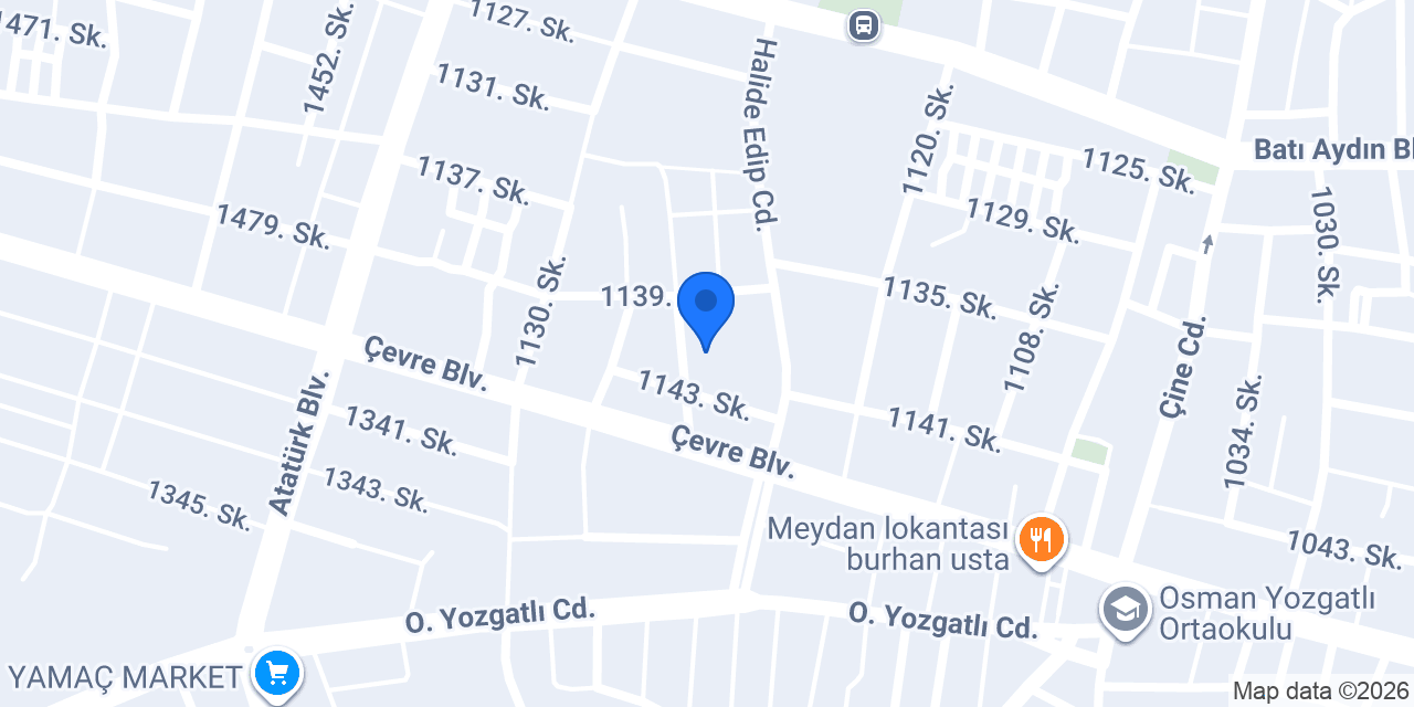 Aydın Ölçme Değerlendirme Merkezi konumu
