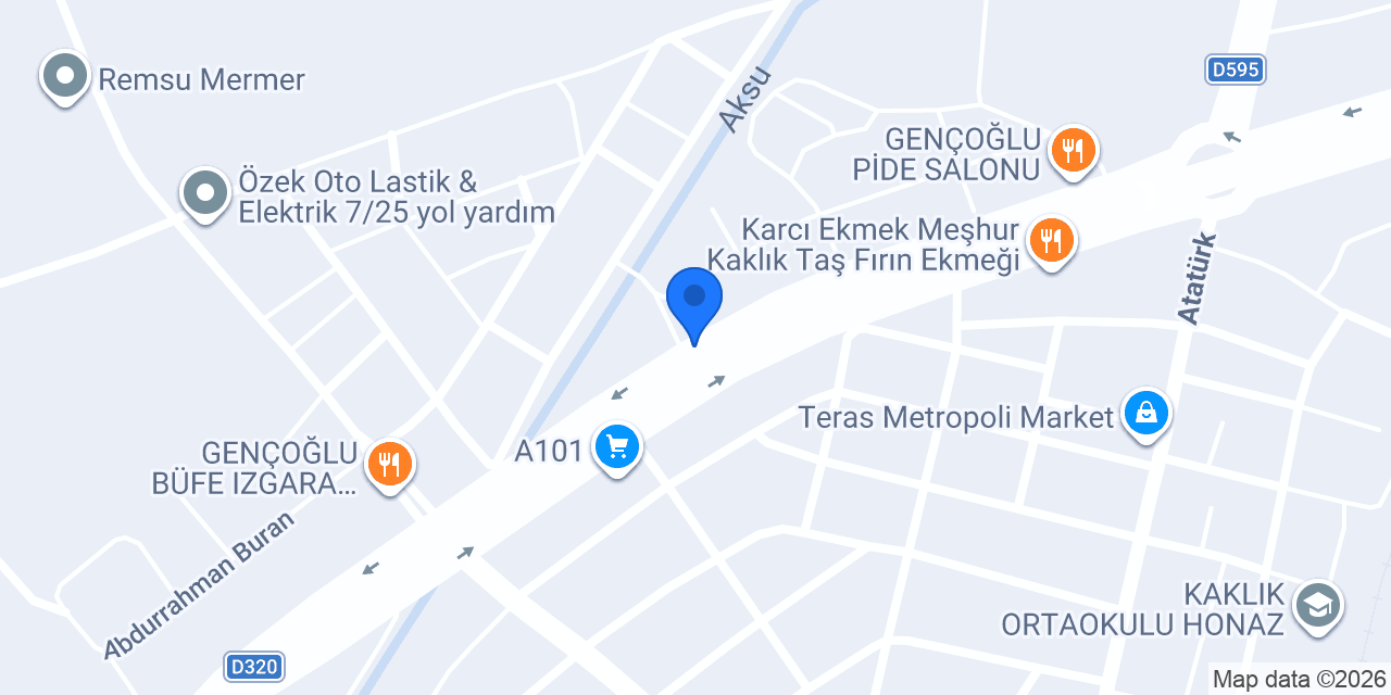 Güven Oto Lastik konumu