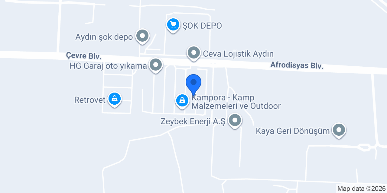 Uğur Tente Aydın konumu