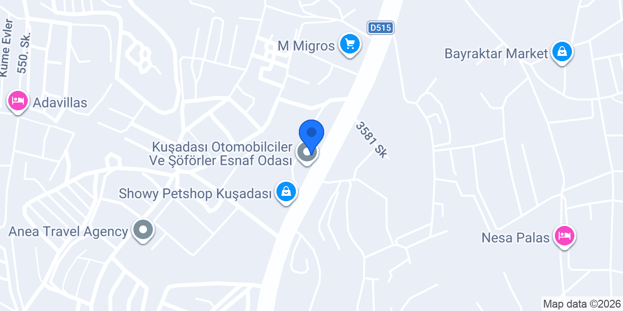 Mimaris Dekorasyon Kuşadası konumu