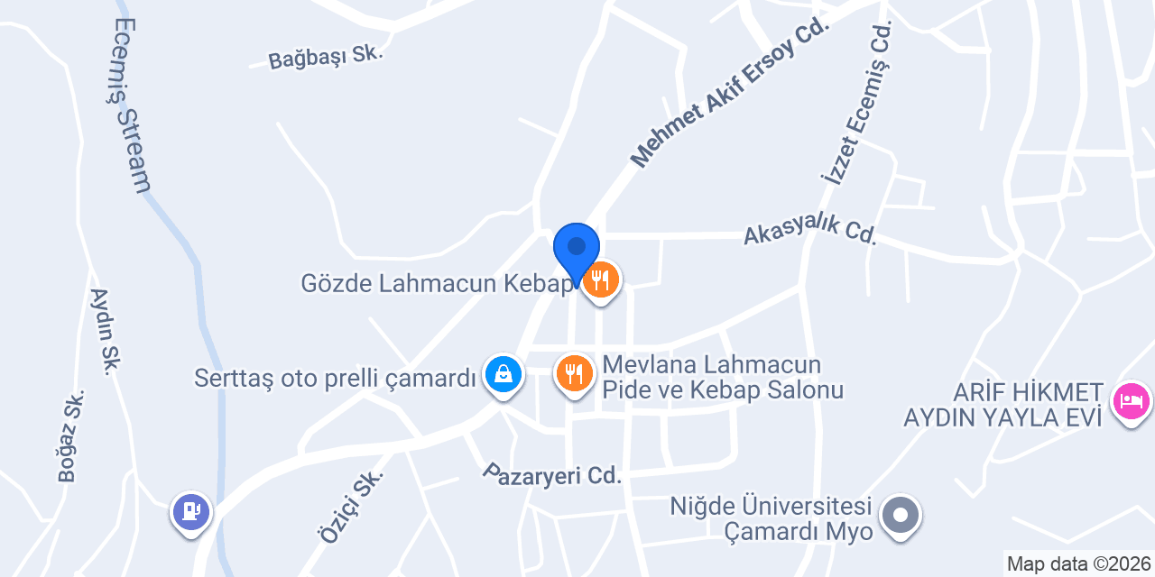 Petek Pastanesi konumu