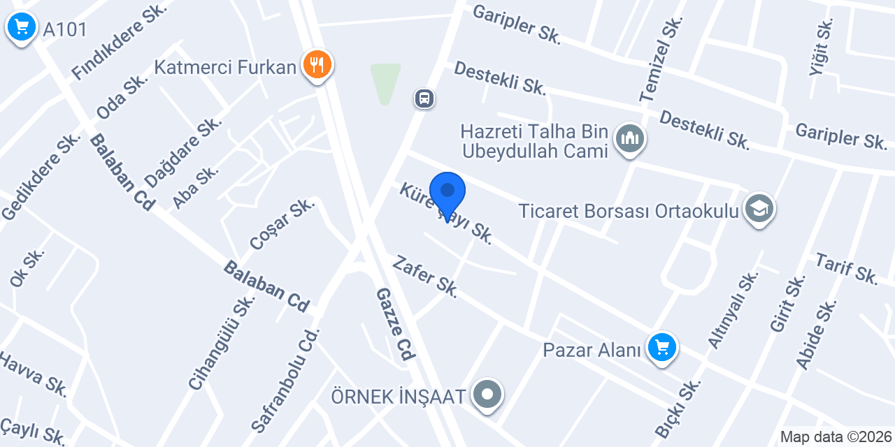 Aloo Haşere İlaçlama konumu