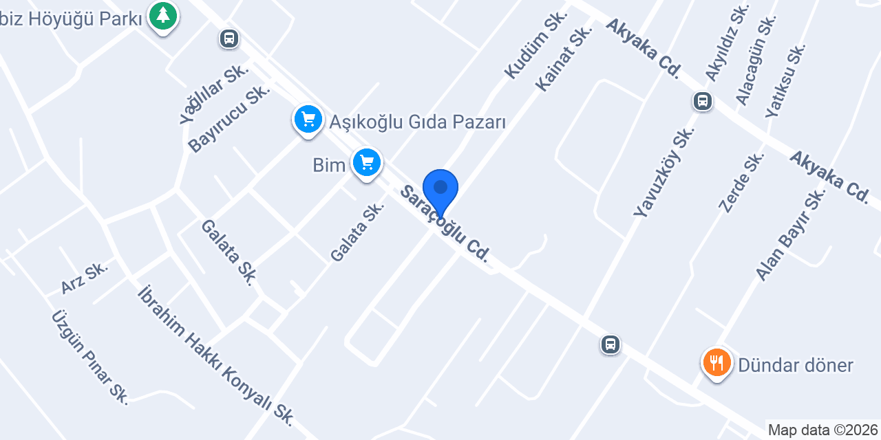 Tan Unlu Mamülleri konumu