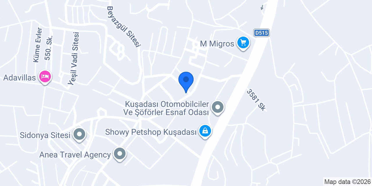 Casa Nadide Kuşadası konumu