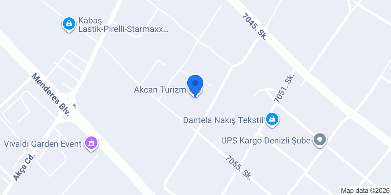 Akcan Turizm konumu