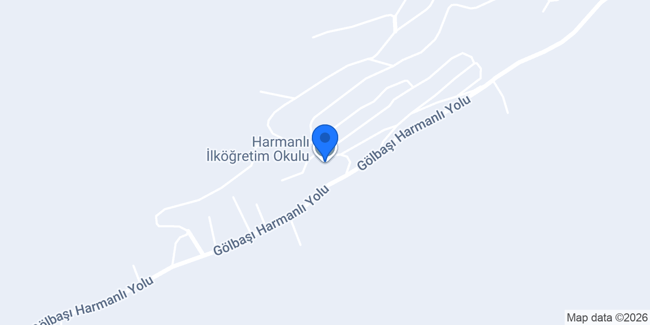 Harmanlı İlköğretim Okulu konumu