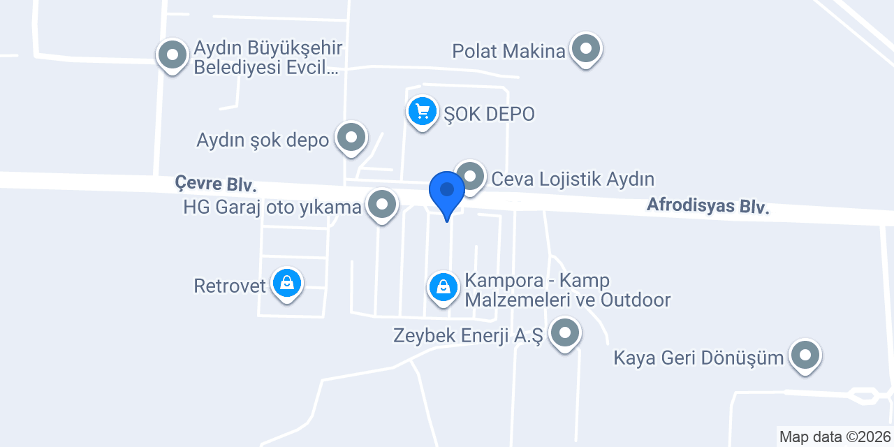 Aydın CNC Torna Tamir konumu