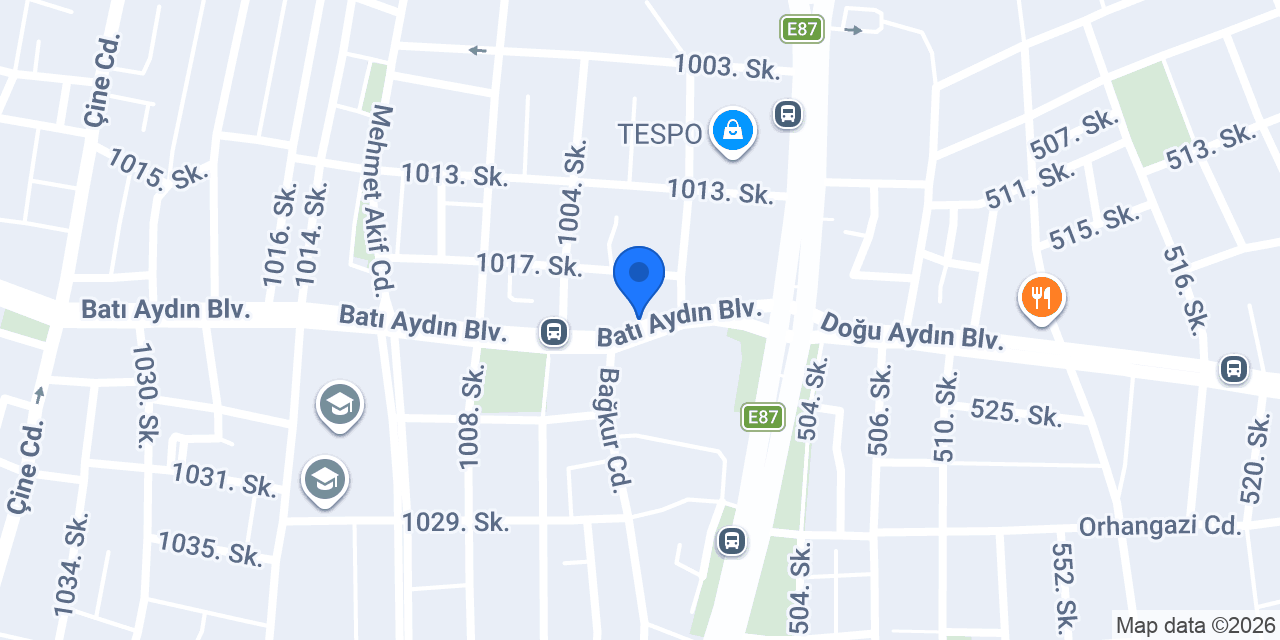Bakon Periyodik Muayene konumu
