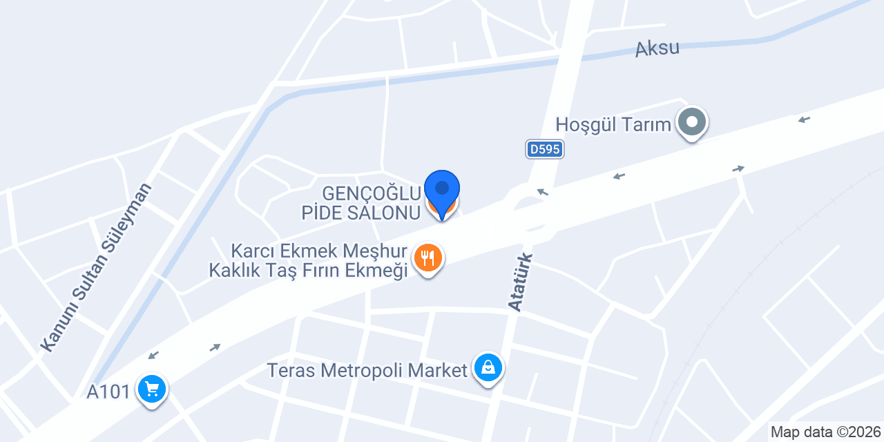 GENÇOĞLU PİDE SALONU konumu