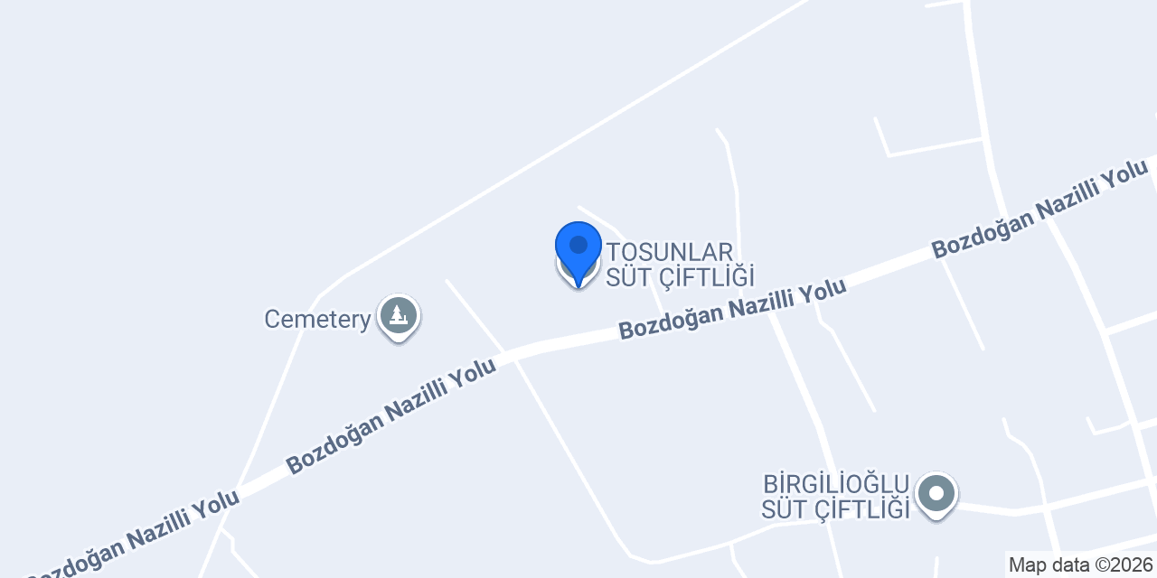 TOSUNLAR SÜT ÇİFTLİĞİ konumu