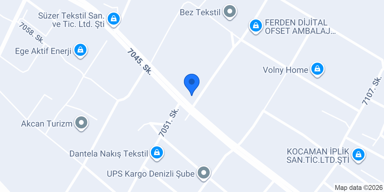 DENIZLI TEXTILE konumu