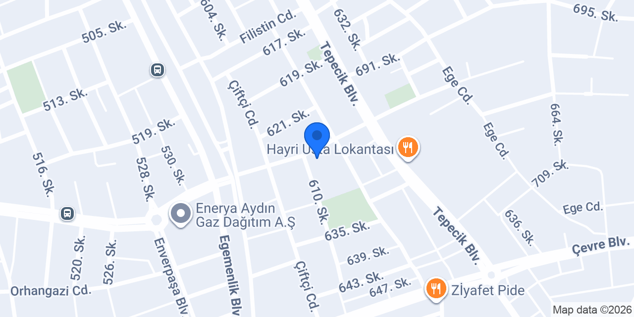 Efeler Özel Egitim Uygulama Okulu konumu
