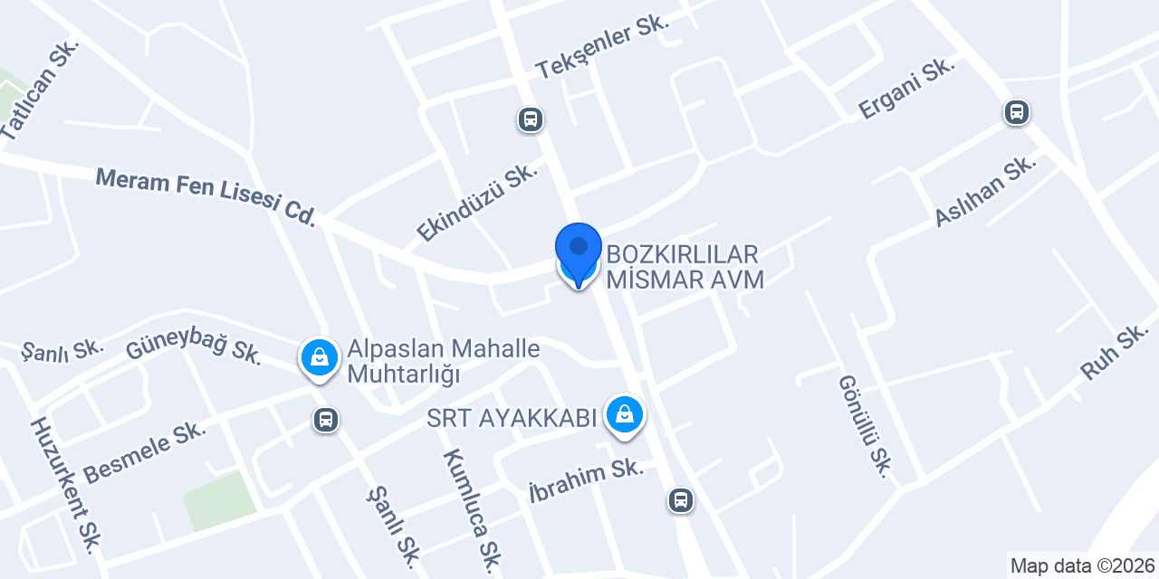 BOZKIRLILAR MİSMAR AVM. konumu