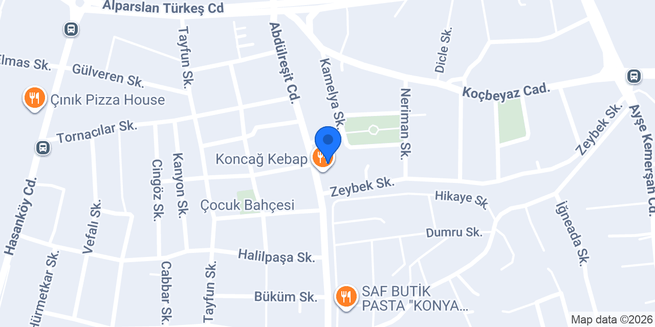 Göksu Erkek Kuaförü konumu