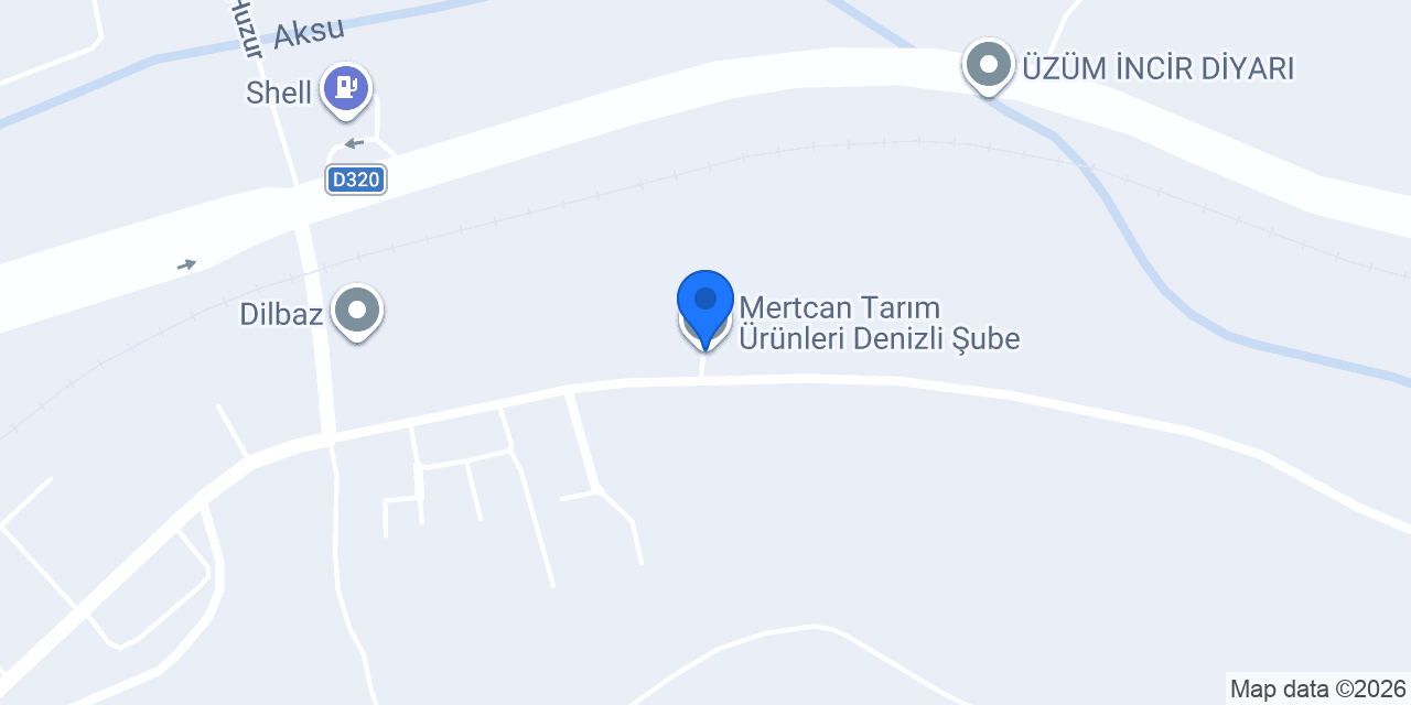 Mertcan Tarım Ürünleri Denizli Şube konumu