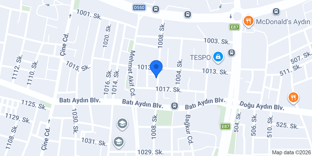 Aziz Erkek kuaförü konumu