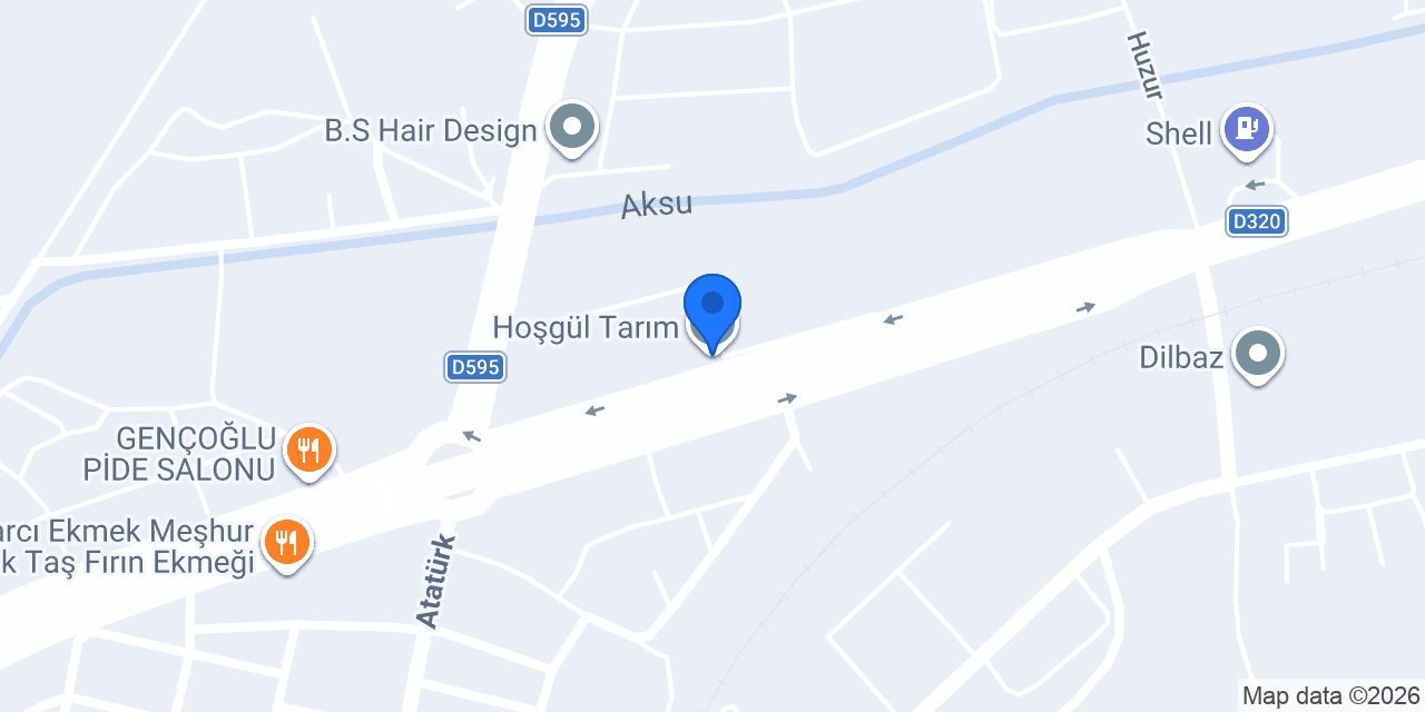 Hoşgül Tarım konumu