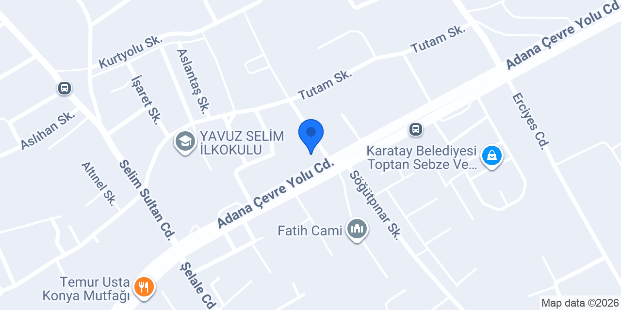 Konya Tadilat Merkezi konumu
