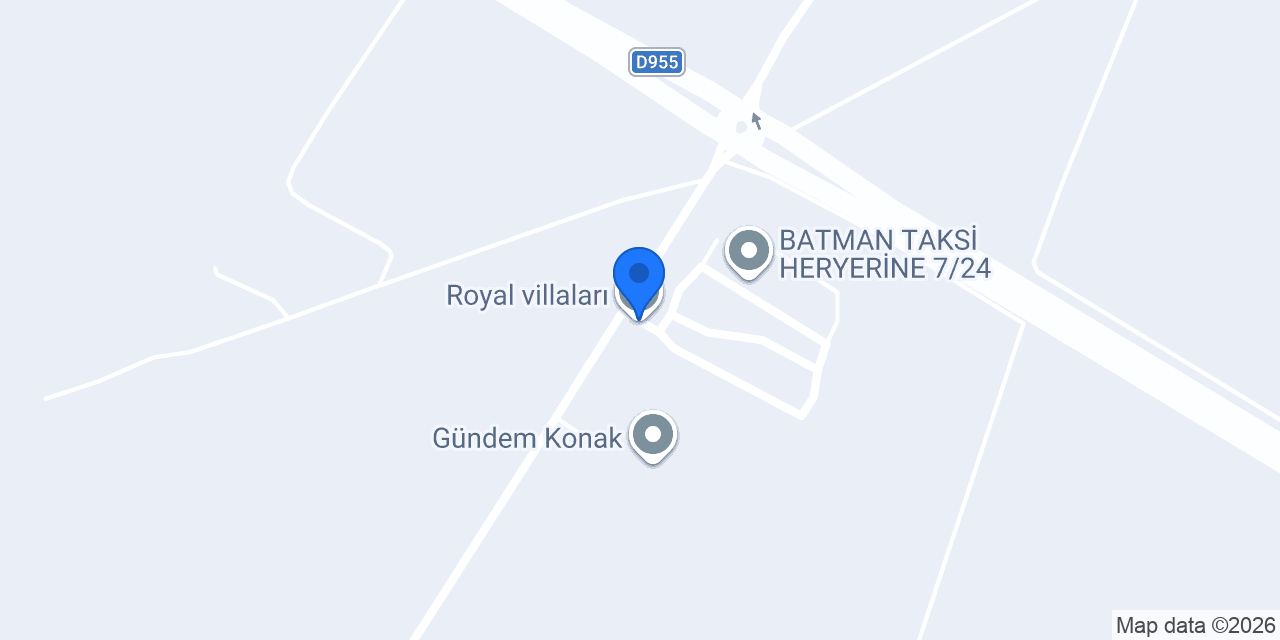 Royal villaları konumu
