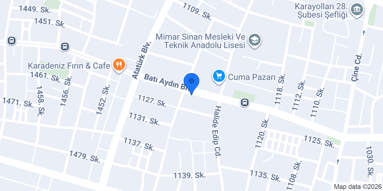 Tayfun Erkek Kuaförü konumu