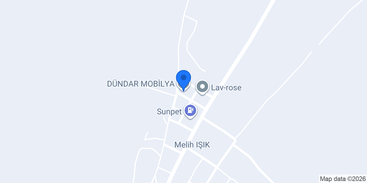 DÜNDAR MOBİLYA konumu