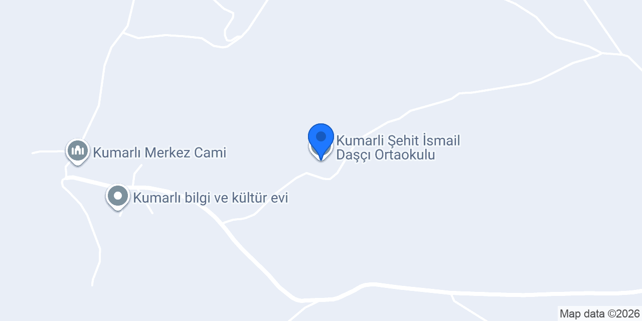 Kumarli Şehit İsmail Daşçı Ortaokulu konumu