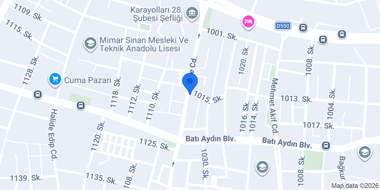 Mogaz Bülent Tıcaret konumu