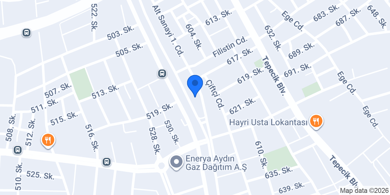 Kıbrıslı Ford Özel Servisi konumu