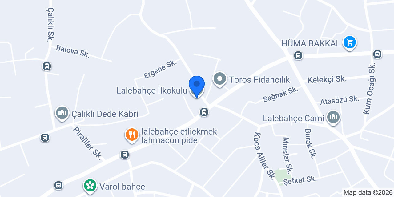 Lalebahçe İlkokulu konumu