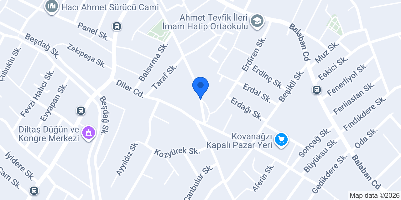 Eslem Terzi Tuhafiye konumu