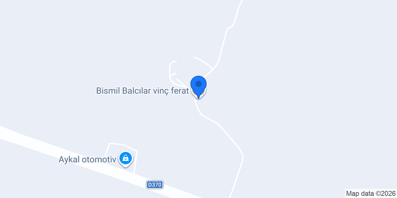 Bismil Balcılar vinç ferat konumu
