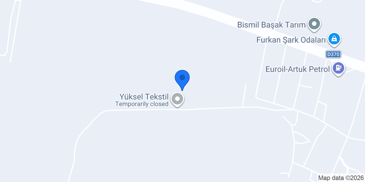Yüksel Tekstil konumu