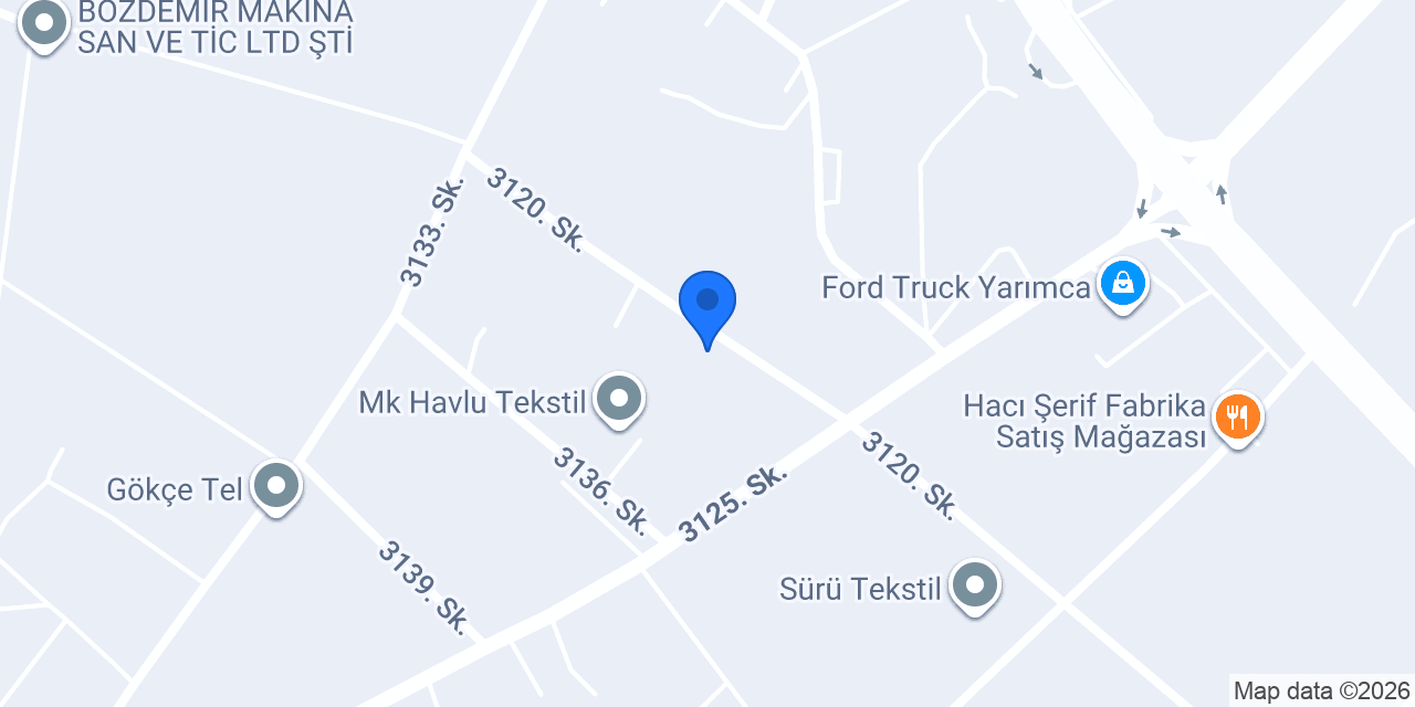 Tortopoğlu Tekstil konumu
