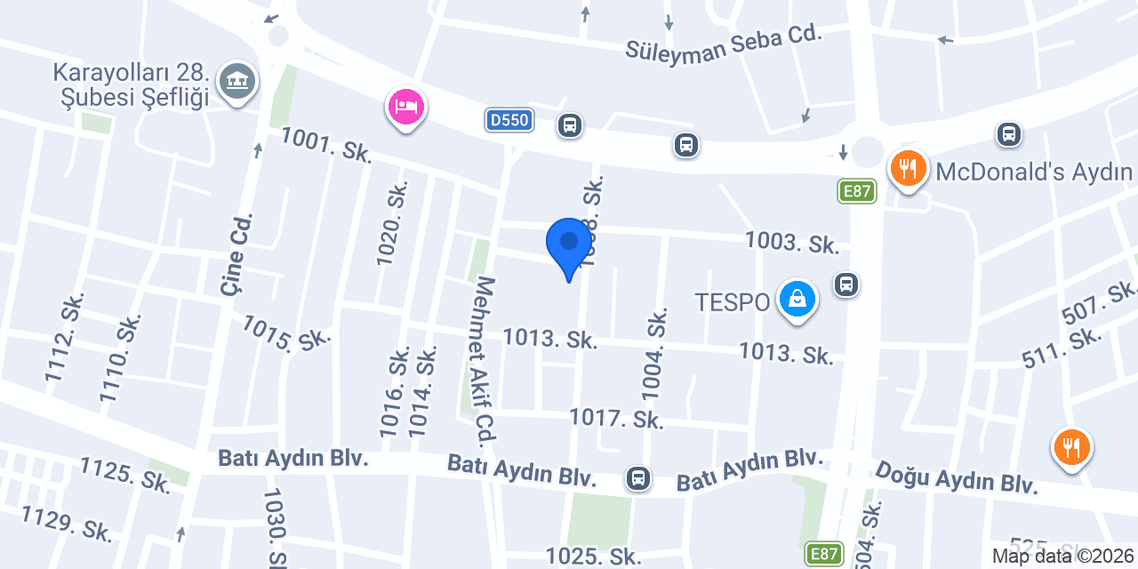 Eray Usta Bozdoğan Pide Salonu konumu